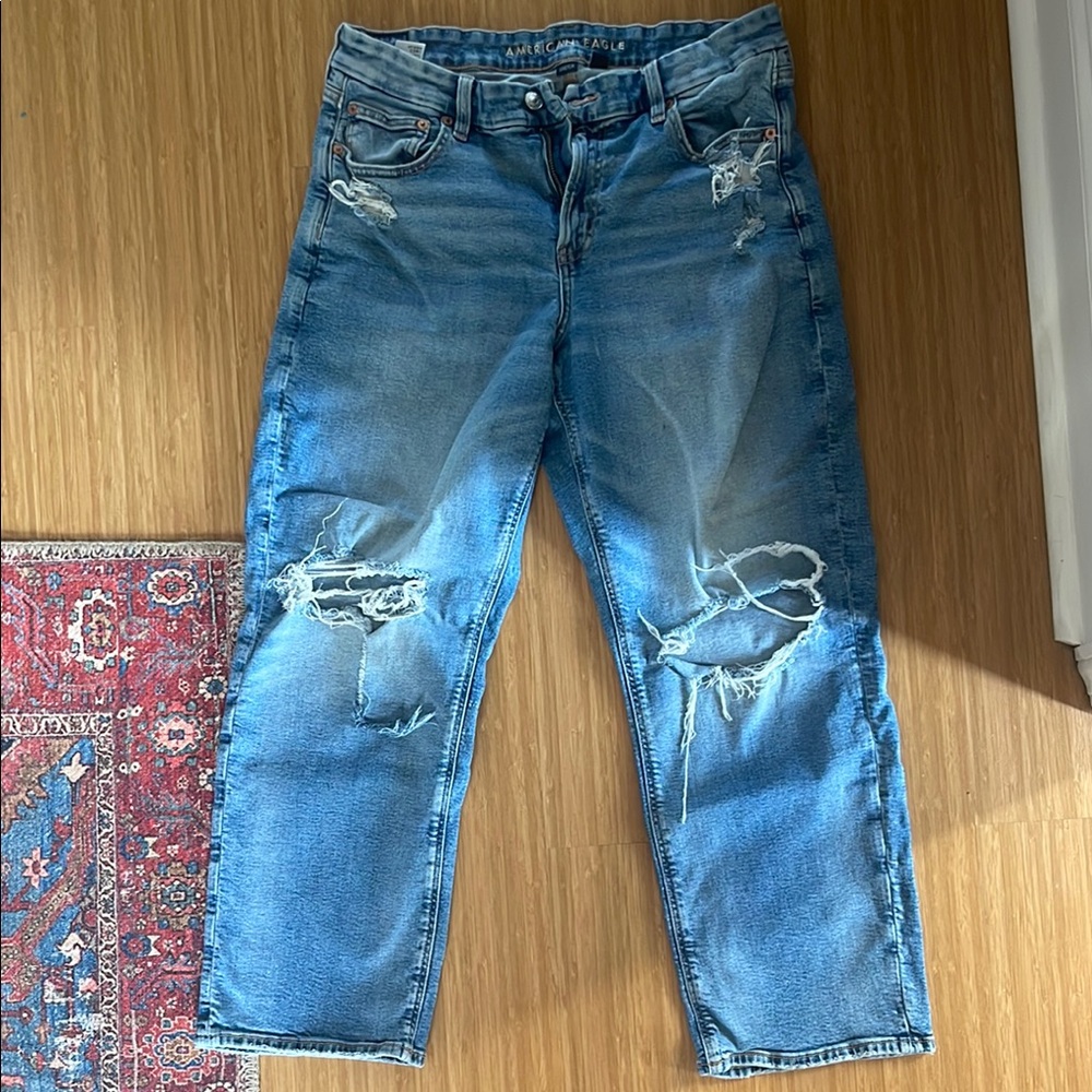 American Eagle Curvy Straight Jeans